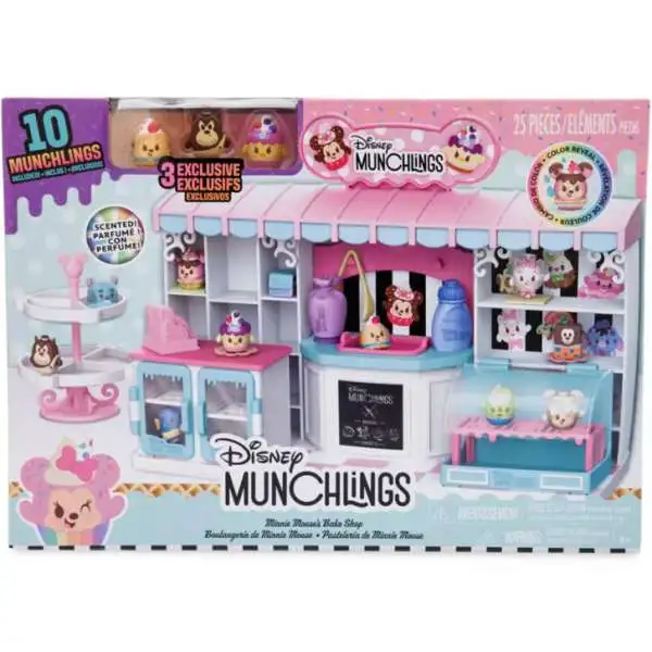 Disney Munchlings Minnie Mouse's Bake Shop Exclusive Playset [10 Munchlings Mini Figures (3 Exclusives)]