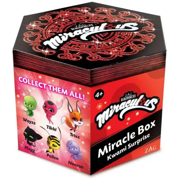 Miraculous Ladybug Miracle Box Kwami Surprise, Blind Box, 2-Pack