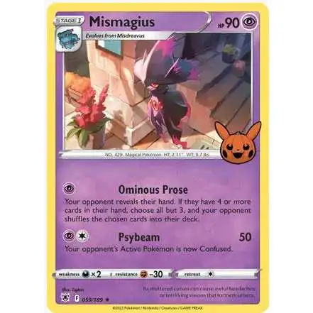 Pokemon Trading Card Game Trick or Trade Promo Mismagius #059/189
