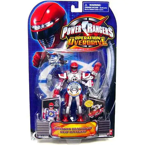 Power Rangers Operation Overdrive Mission Response Red Ranger Action Figure