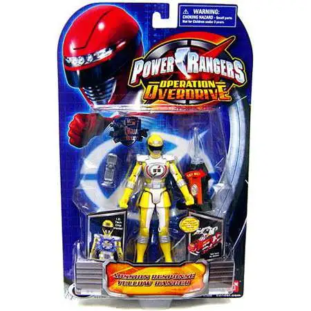 Power Rangers Operation Overdrive Mission Response Yellow Ranger Action Figure