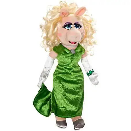miss piggy green dress Disney The Muppets Muppets Most Wanted Exclusive 19 Plush Figure occasion-dresses