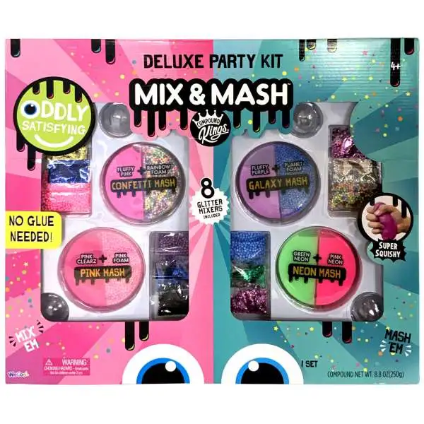 Compound Kings Mix & Mash Deluxe Party Kit Slime kit [Damaged Package]