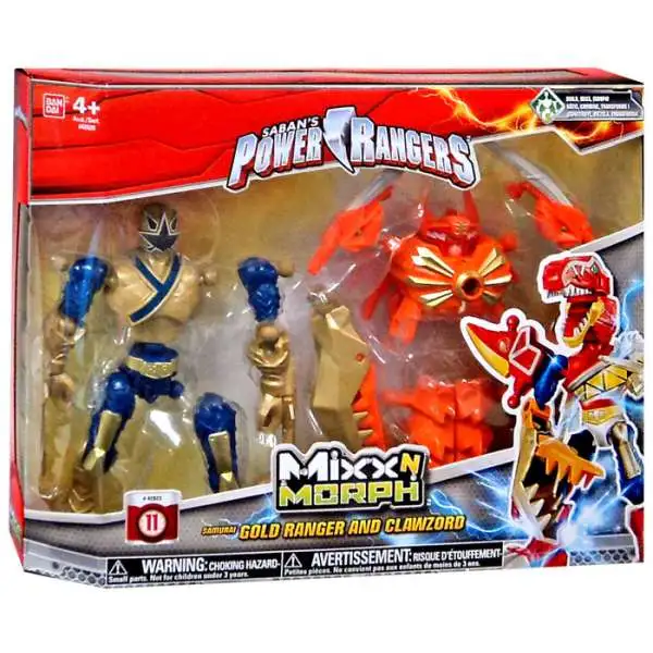 Power Rangers Samurai Mixx N Morph Samurai Gold Ranger Clawzord 5 Power Rangers Samurai Mixx N Morph Samurai Gold Ranger Clawzord 5