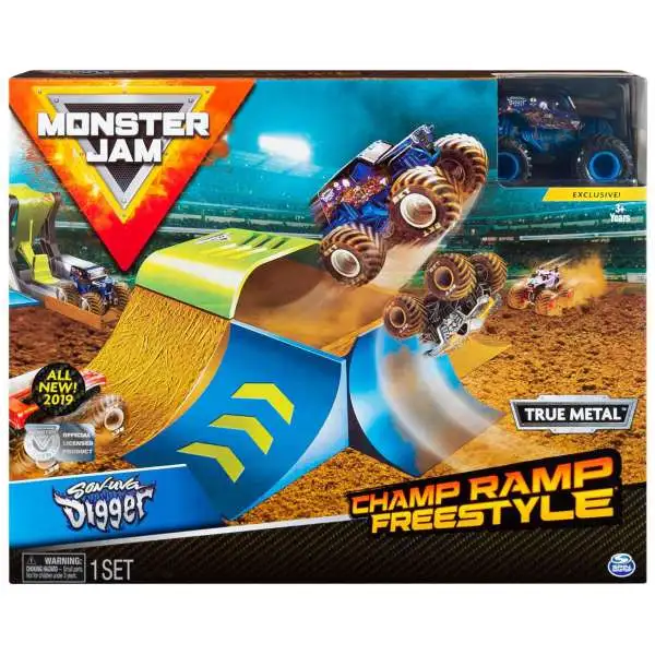 Monster Jam Champ Ramp Freestyle Playset