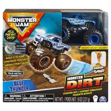 Monster Jam Monster Dirt Blue Thunder Starter Set [Box Style May Vary, Exact Contents!]