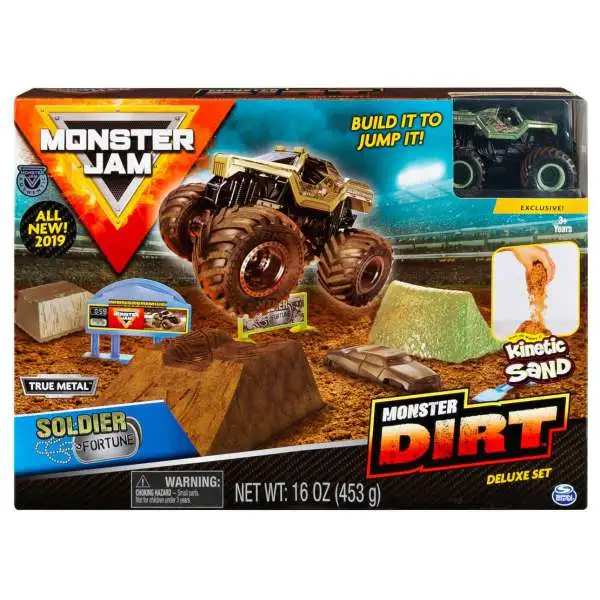 Monster Jam Monster Dirt Soldier Fortune Playset