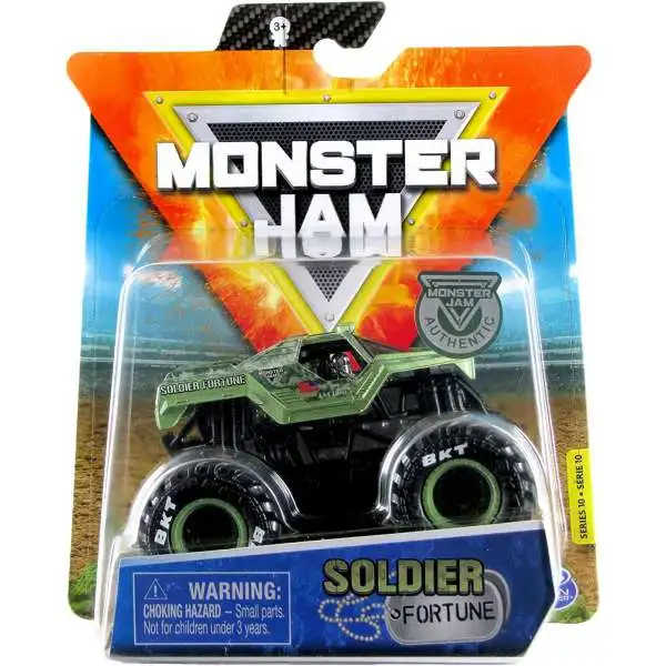 Monster Jam Series 10 Soldier Fortune Diecast Car
