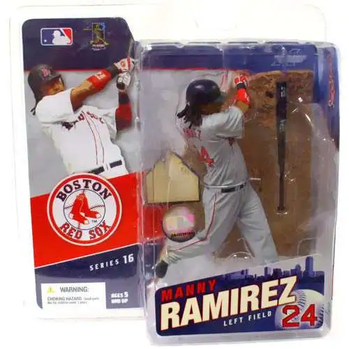 McFarlane Toys MLB Boston Red Sox Sports Picks Baseball Series 16 Manny Ramirez Action Figure [Gray Jersey Variant]