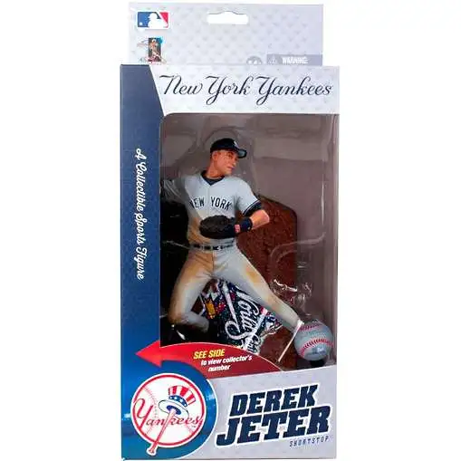 McFarlane Toys MLB New York Yankees Sports Picks Baseball World Series Derek Jeter 1998 Action Figure
