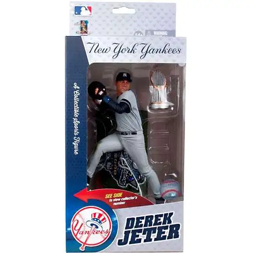 McFarlane Toys MLB New York Yankees Sports Picks Baseball World Series Derek Jeter 2000 Action Figure