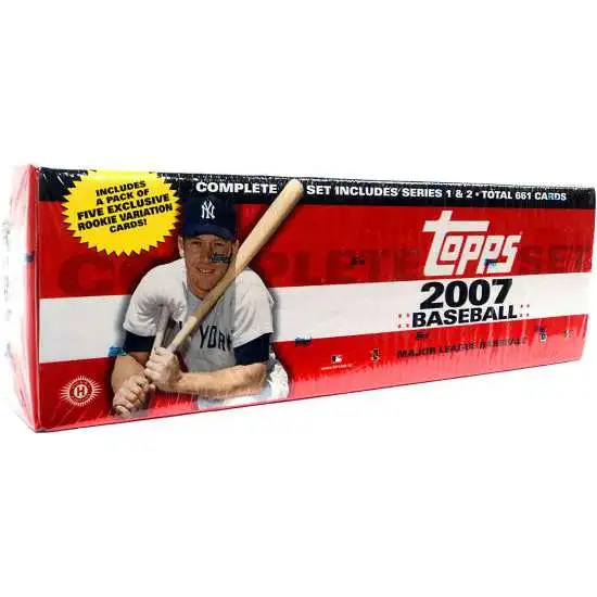 MLB 2007 Topps Baseball Trading Card HOBBY Set