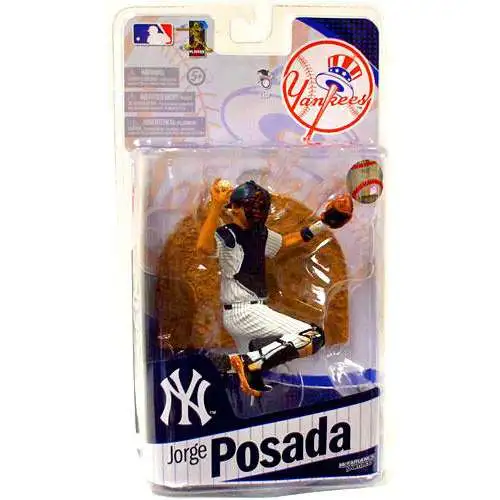 McFarlane Toys MLB Sports Picks Baseball 2010 New York Yankees Jorge Posada Action Figure