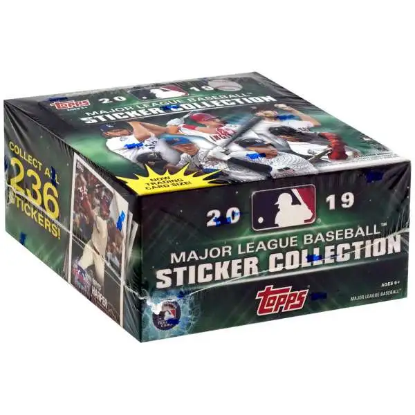 MLB Topps 2019 Baseball Sticker Collection Box [50 Packs]