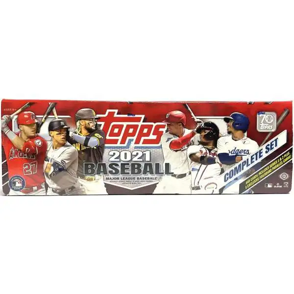 MLB Topps 2021 Baseball Trading Card HOBBY Factory Set [600 Cards Plus 5 Exclusive Foilboard Parallel Cards]