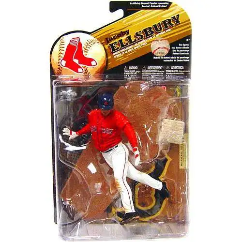 McFarlane Toys MLB Boston Red Sox Sports Picks Baseball Series 25 Jacoby Ellsbury Action Figure [Red Jersey Variant]