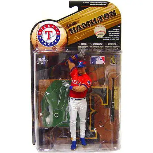 McFarlane Toys MLB Texas Rangers Sports Picks Baseball Series 25 Josh Hamilton Action Figure [Red Jersey Variant]