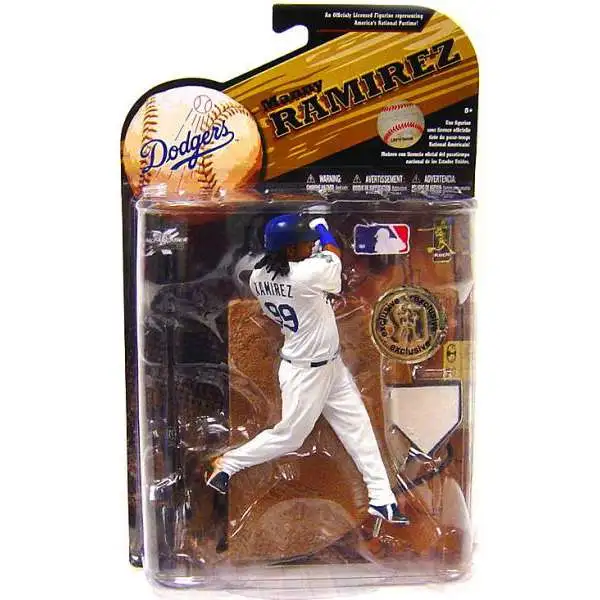 McFarlane Toys MLB Los Angeles Dodgers Sports Baseball Series 25 Manny Ramirez Exclusive Action Figure