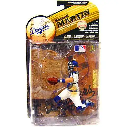 McFarlane Toys MLB Los Angeles Dodgers Sports Picks Baseball Series 25 Russell Martin Action Figure [White Jersey]