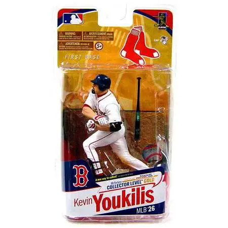 McFarlane MLB Sports Picks Series 28 Kevin Youkilis Action Figure [Red  Jersey] 