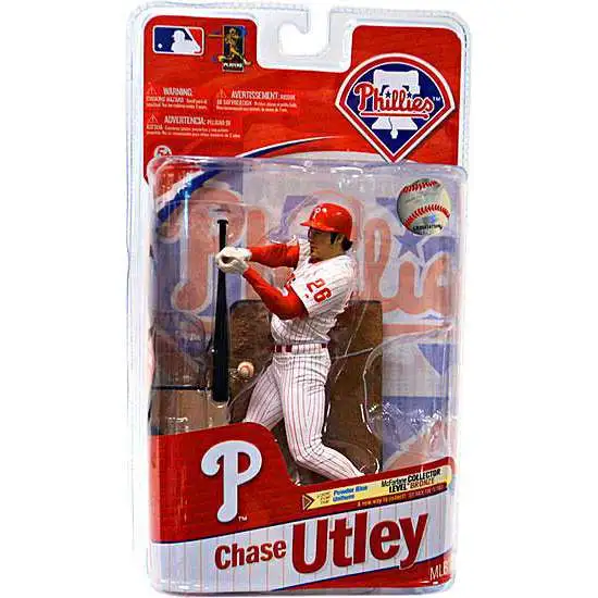 McFarlane Toys MLB Philadelphia Phillies Sports Baseball Series 27 Chase Utley Action Figure [White Jersey]