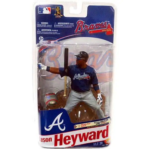 McFarlane Toys MLB Atlanta Braves Sports Picks Baseball Series 28 Jason Heyward Action Figure [Blue Jersey]