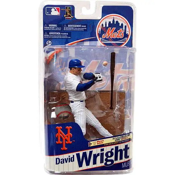 McFarlane Toys MLB New York Mets Sports Baseball Series 28 David Wright Action Figure [White Jersey]