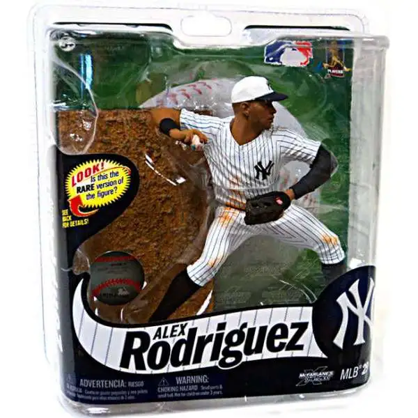 McFarlane Toys MLB New York Yankees Sports Picks Baseball Series 29 Alex Rodriguez Action Figure [July 4th White Hat]