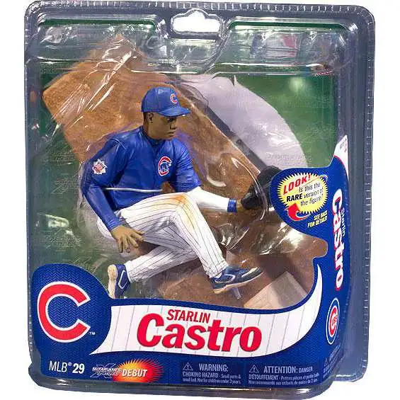 McFarlane Toys MLB Chicago Cubs Sports Picks Baseball Series 29 Starlin Castro Action Figure [Blue Jersey]
