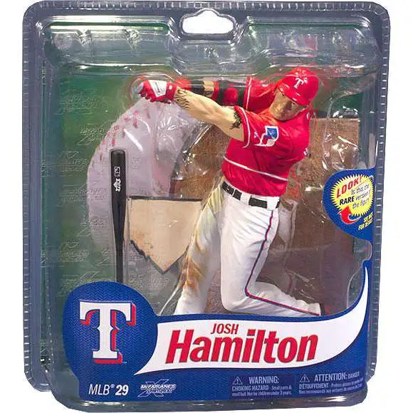 McFarlane Toys MLB Texas Rangers Sports Picks Baseball Series 29 Josh Hamilton Action Figure [Red Jersey]