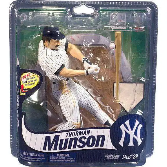 McFarlane Toys MLB New York Yankees Sports Picks Baseball Series 29 Thurman Munson Action Figure [White Jersey With Pinstripes]
