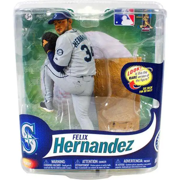 McFarlane Toys MLB Sports Picks Baseball Series 31 Felix Hernandez (Seattle Mariners) Action Figure [Gray Jersey]
