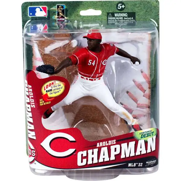 McFarlane Toys MLB Cincinnati Reds Sports Picks Baseball Series 32 Aroldis Chapman Action Figure