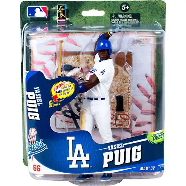 McFarlane Toys MLB Los Angeles Dodgers Sports Picks Baseball Series 32 Yasiel Puig Action Figure