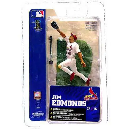 McFarlane Toys MLB St. Louis Cardinals Sports Picks Baseball 3 Inch Mini Series 5 Jim Edmonds Mini Figure