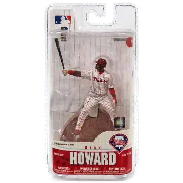 McFarlane Toys MLB Philadelphia Phillies Sports Picks Baseball 3 Inch Mini Series 6 Ryan Howard Mini Figure