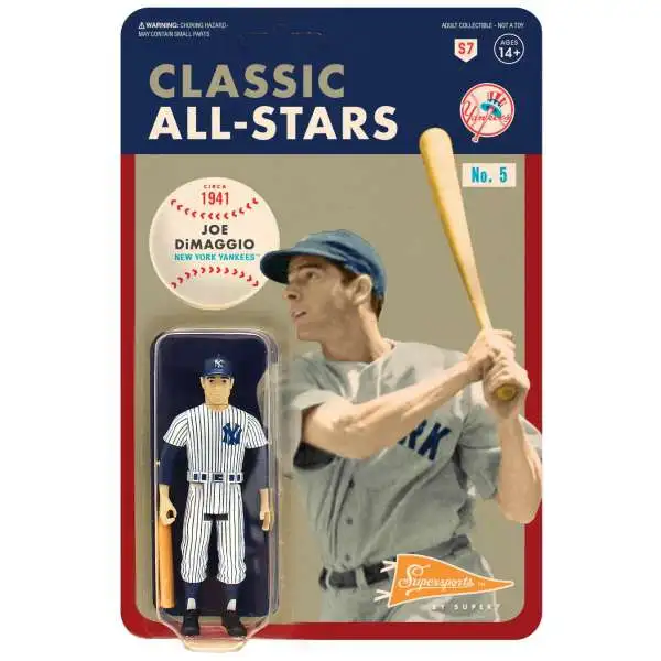 ReAction MLB Classic All-Stars New York Yankees Joe DiMaggio Action Figure