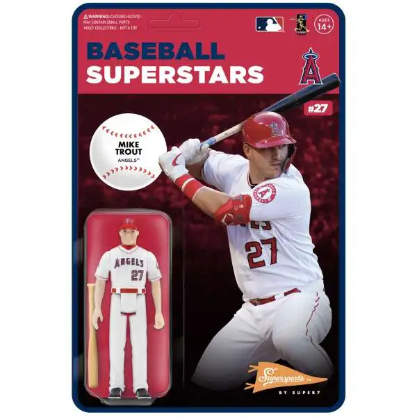 ReAction MLB Modern Superstars Los Angeles Angels Mike Trout Action Figure