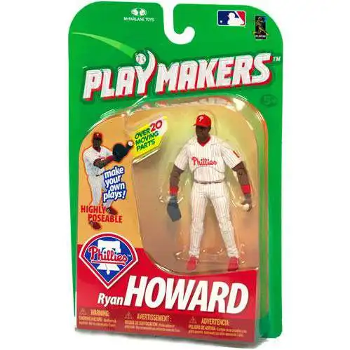 McFarlane Toys MLB Philadelphia Phillies Playmakers Series 1 Ryan Howard Action Figure [Fielding]