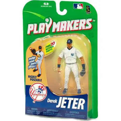 McFarlane Toys MLB New York Yankees Playmakers Series 1 Derek Jeter Action Figure [Fielding]