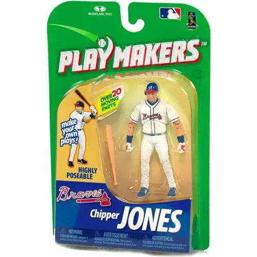 McFarlane Toys MLB Atlanta Braves Playmakers Series 1 Chipper Jones Action Figure [Batting]