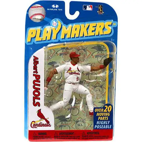 McFarlane Toys MLB St. Louis Cardinals Playmakers Series 2 Albert Pujols Action Figure [Fielding]