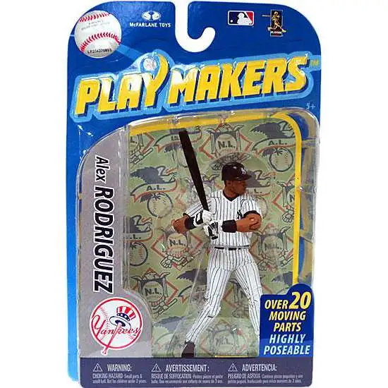 McFarlane Toys MLB New York Yankees Playmakers Series 2 Alex Rodriguez Action Figure [Batting]