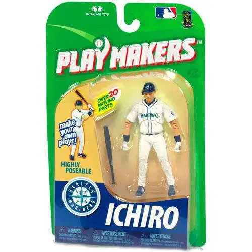 McFarlane Toys MLB Seattle Mariners Playmakers Series 1 Ichiro Suzuki Action Figure [Batting]