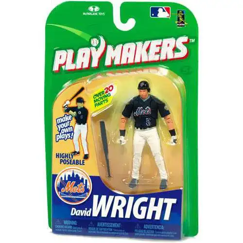 McFarlane Toys MLB New York Mets Playmakers Series 1 David Wright Action Figure [Batting]