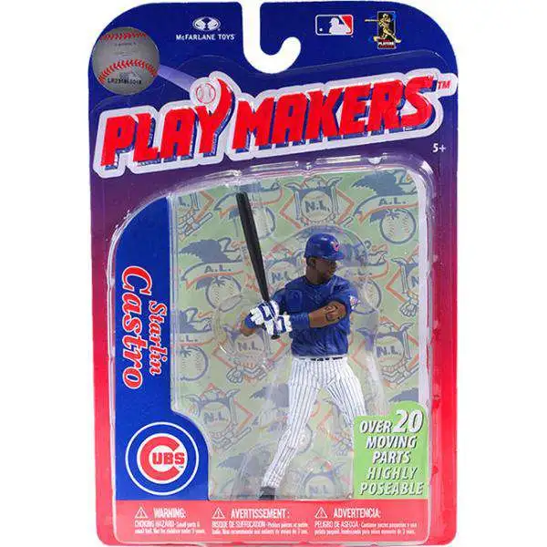 McFarlane Toys MLB Chicago Cubs Playmakers Series 3 Starlin Castro Action Figure