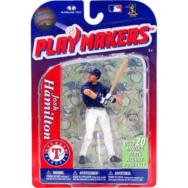 McFarlane Toys MLB Texas Rangers Playmakers Series 3 Josh Hamilton Action Figure