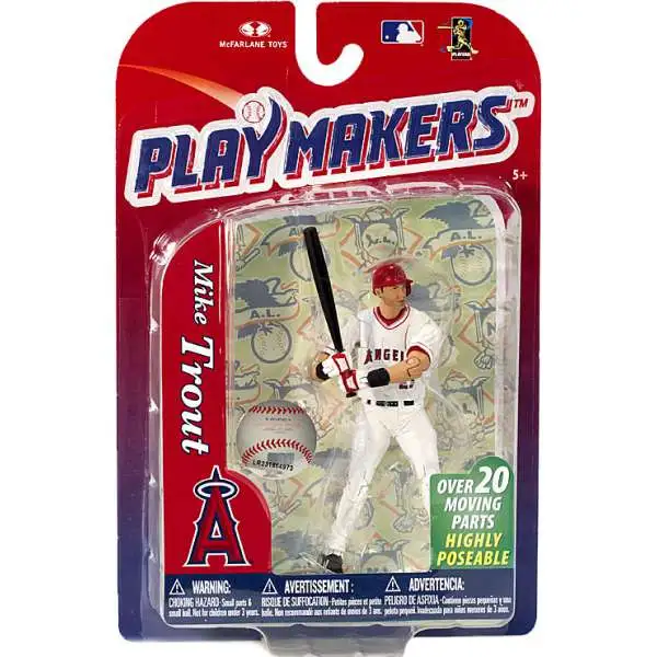 McFarlane Toys MLB Los Angeles Angels Playmakers Series 4 Mike Trout Action Figure