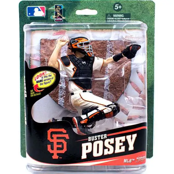 McFarlane Toys MLB San Francisco Giants Sports Picks Baseball Buster Posey Exclusive Action Figure [White Jersey]