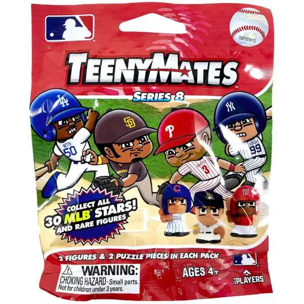 MLB TeenyMates Baseball Series 8 Mystery Pack [2 RANDOM Figures]